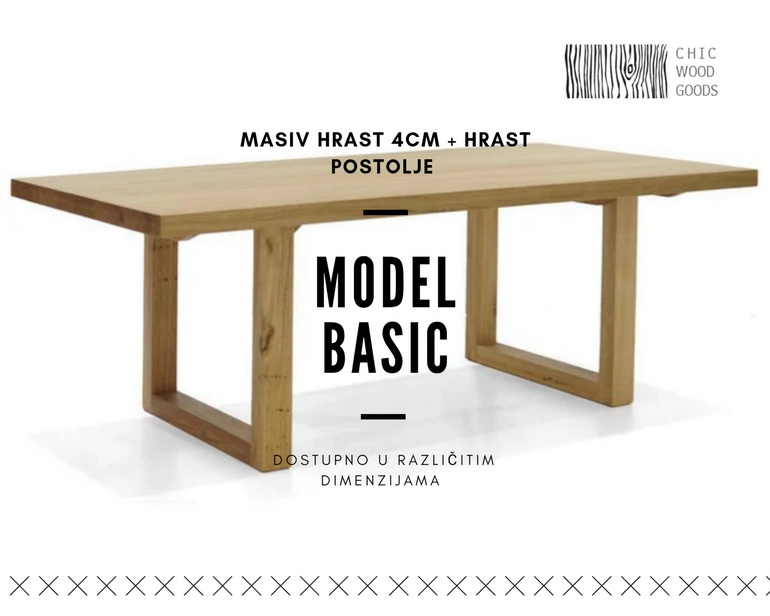 Trpezarijski sto Basic